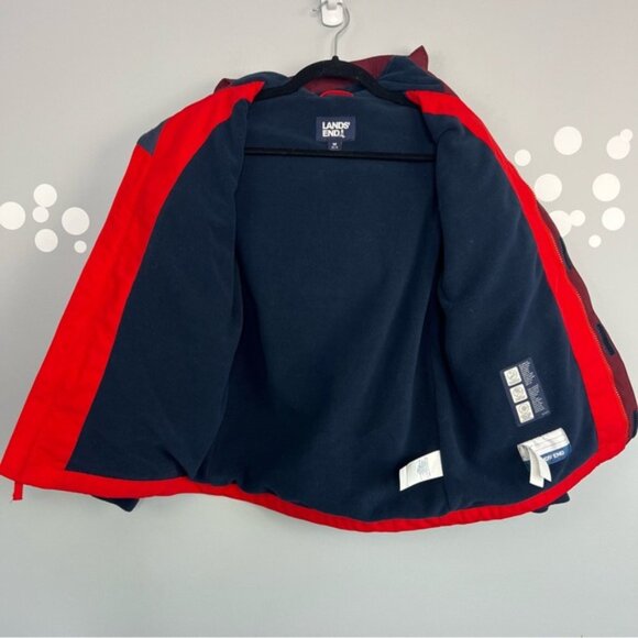 Lands' End Squall Waterproof Parka Size M Fleece Lined Winter Coat - Picture 7 of 15